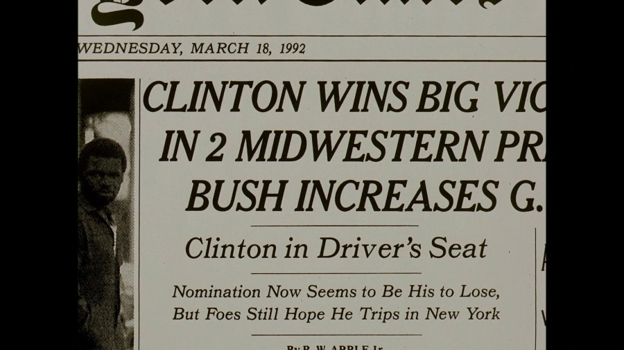 Screen capture from The War Room
