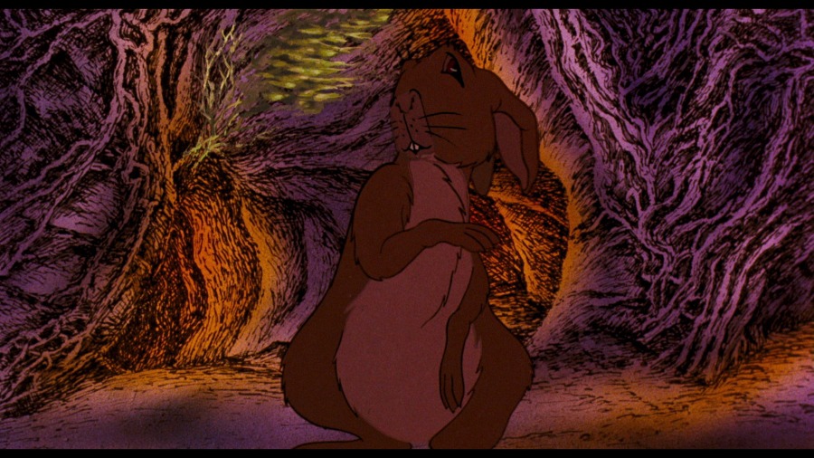 Screen capture from Watership Down