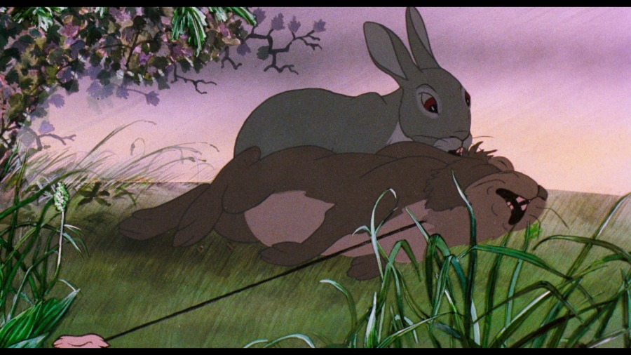 Screen capture from Watership Down