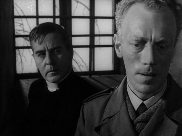 Screen capture from Winter Light