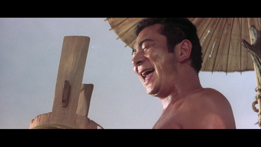 Screen capture from Zatoichi: The Blind Swordsman