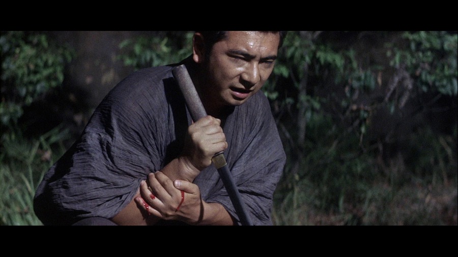 Screen capture from Zatoichi: The Blind Swordsman