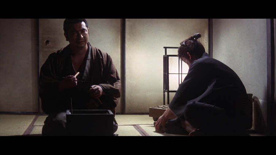 Screen capture from Zatoichi: The Blind Swordsman