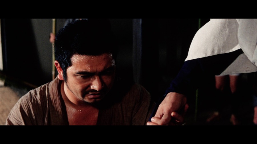 Screen capture from Zatoichi: The Blind Swordsman