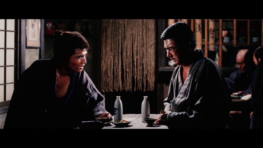 Screen capture from Zatoichi: The Blind Swordsman
