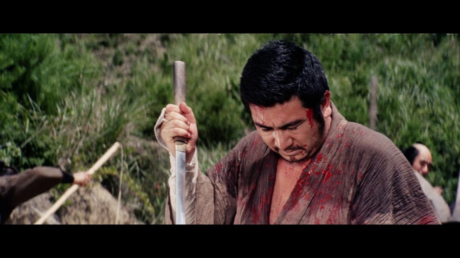 Screen capture from Zatoichi: The Blind Swordsman
