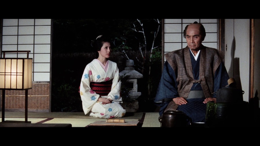 Screen capture from Zatoichi: The Blind Swordsman