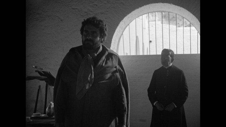 Screen capture from Black God, White Devil