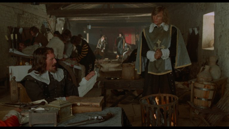 Screen capture from The Three Musketeers / The Four Musketeers: Two Films by Richard Lester