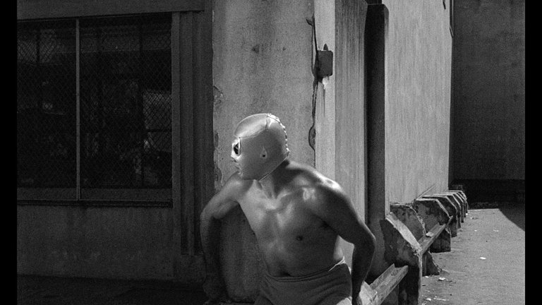 Screen capture from Enter Santo: The First Adventures of the Silver-Masked Man