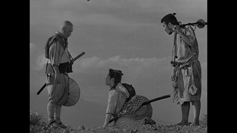 Screen capture from Seven Samurai