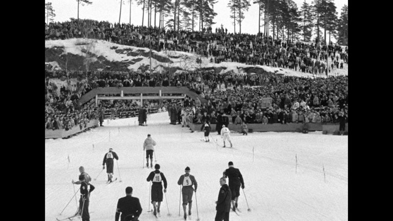 Screen capture from 100 Years of Olympic Films