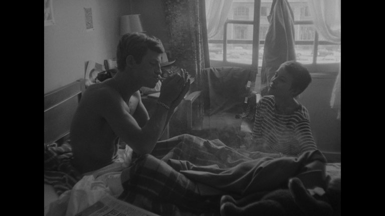 Screen capture from Breathless