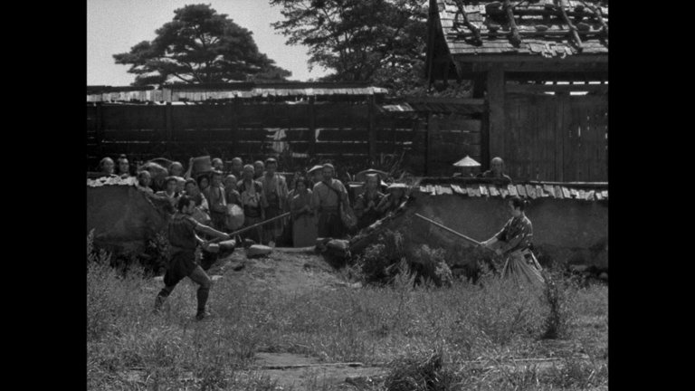 Screen capture from Seven Samurai