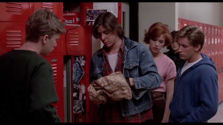Screen capture from The Breakfast Club