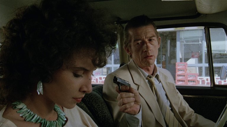 Screen capture from The Hit
