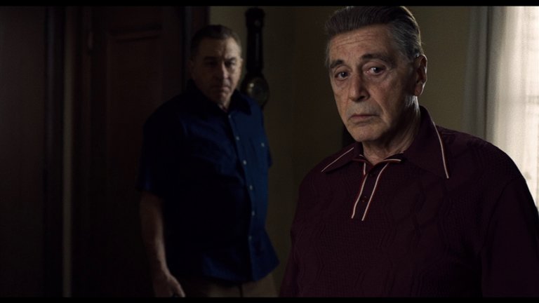 Screen capture from The Irishman