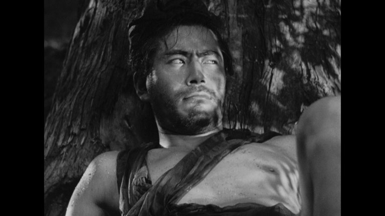 Screen capture from Rashomon