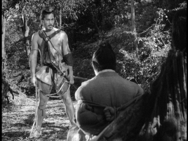 Screen capture from Rashomon