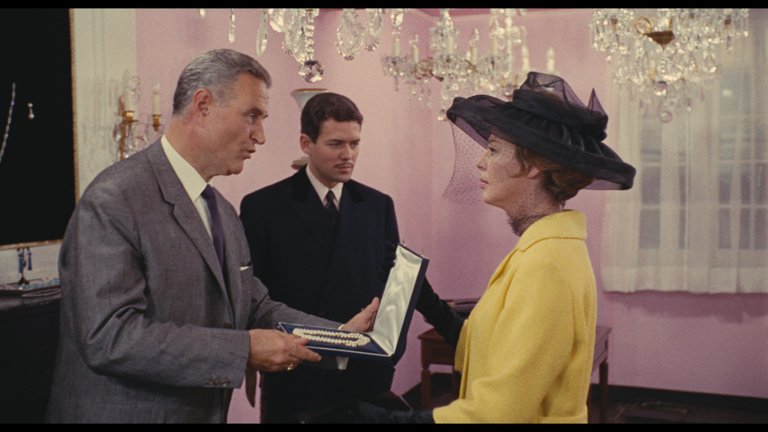Screen capture from The Umbrellas of Cherbourg