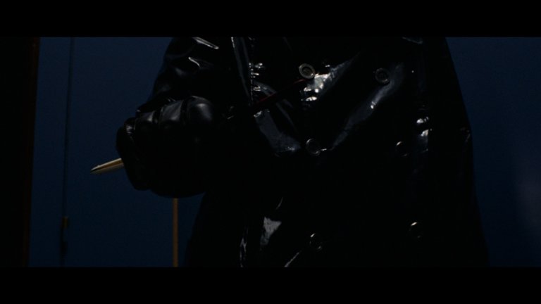 Screen capture from The Bird with the Crystal Plumage