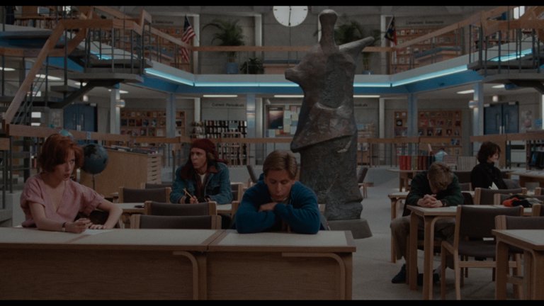 Screen capture from The Breakfast Club