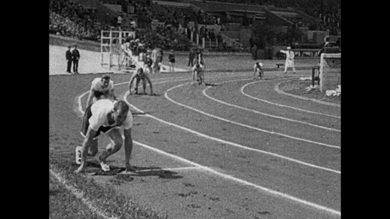 Screen capture from 100 Years of Olympic Films