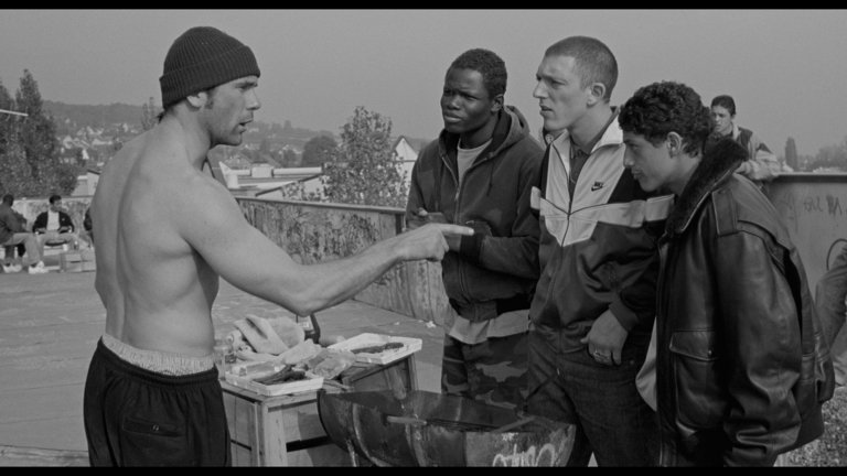 Screen capture from La haine