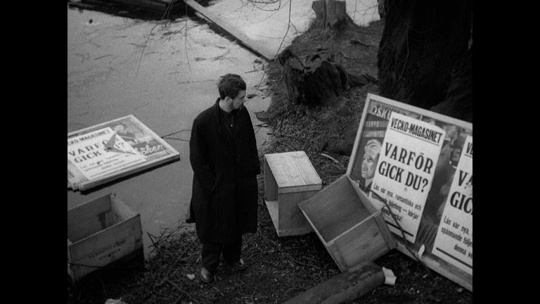 Screen capture from Ingmar Bergman Volume One