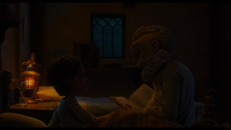 Screen capture from Guillermo del Toro’s Pinocchio