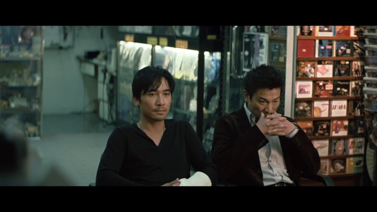 Screen capture from The Infernal Affairs Trilogy