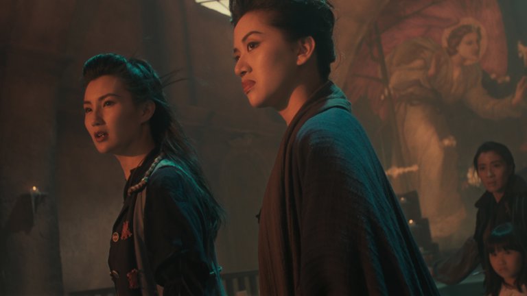 Screen capture from The Heroic Trio / Executioners