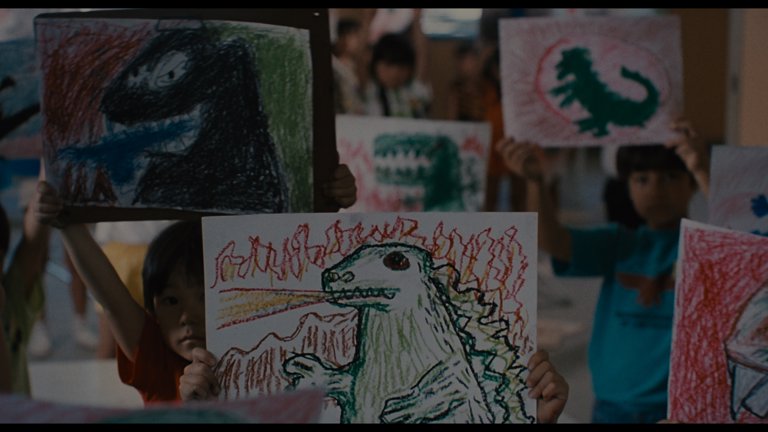 Screen capture from Godzilla vs. Biollante