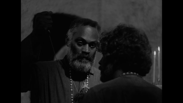 Screen capture from Black God, White Devil