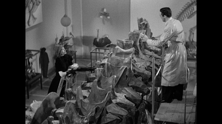 Screen capture from Bringing Up Baby