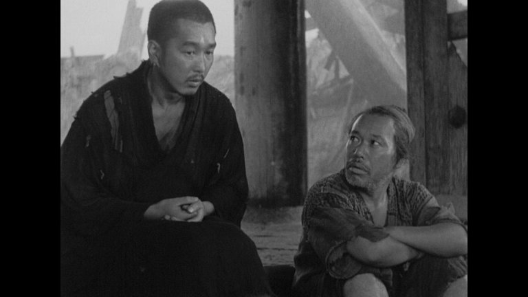Screen capture from Rashomon