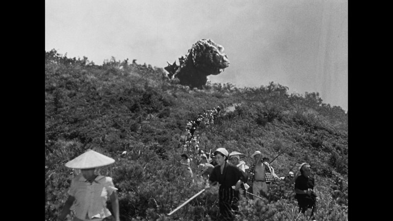 Screen capture from Godzilla