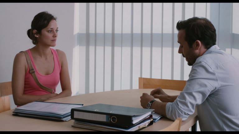 Screen capture from Two Days, One Night