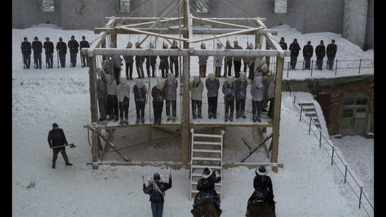 Screen capture from The Emigrants • The New Land