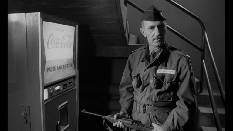 Screen capture from Dr. Strangelove, or: How I Learned to Stop Worrying and Love the Bomb