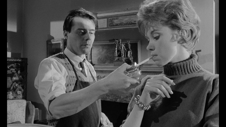 Screen capture from The Servant