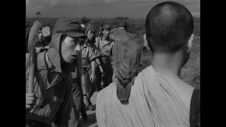 Screen capture from The Burmese Harp