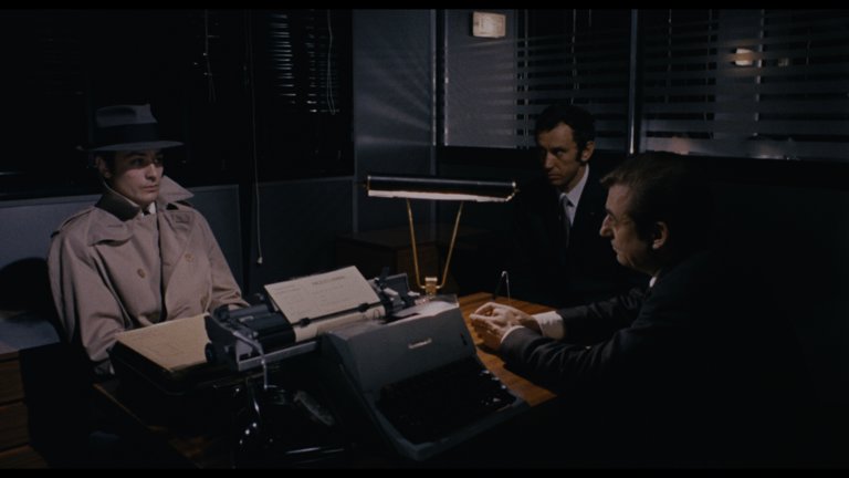 Screen capture from Le samouraï