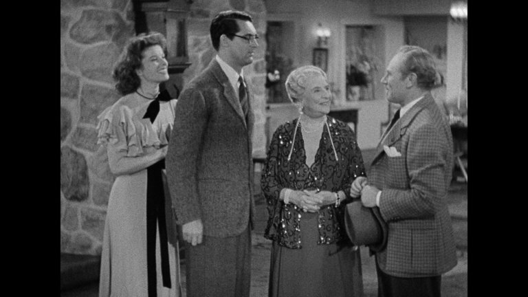 Screen capture from Bringing Up Baby