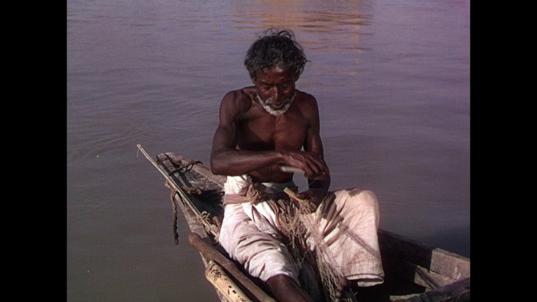 Screen capture from The River