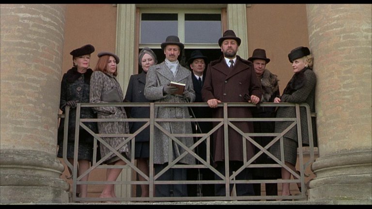 Screen capture from Salo, or the 120 Days of Sodom