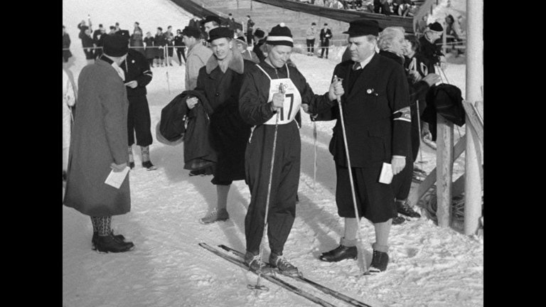 Screen capture from 100 Years of Olympic Films