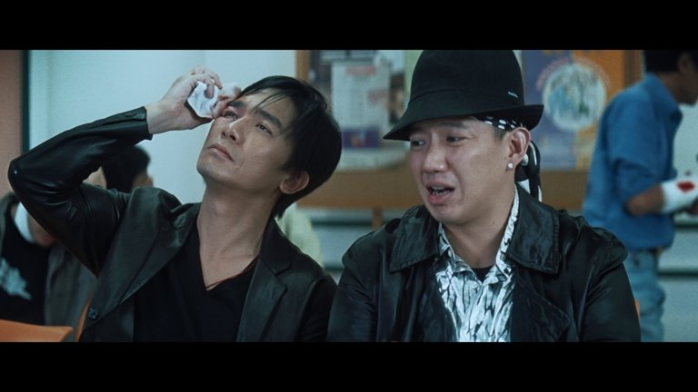 Screen capture from The Infernal Affairs Trilogy