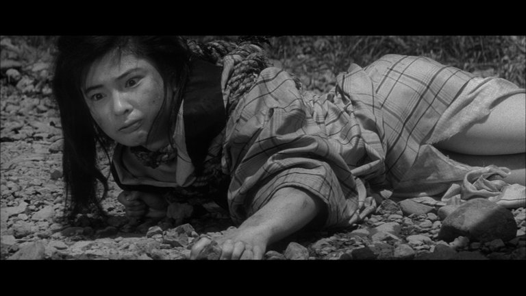 Screen capture from Three Outlaw Samurai