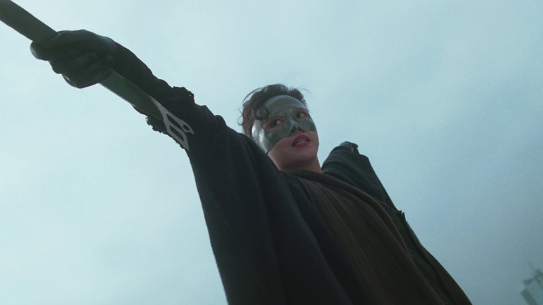 Screen capture from The Heroic Trio / Executioners
